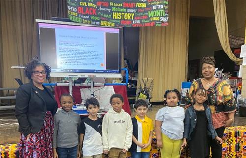 math bee students posing 